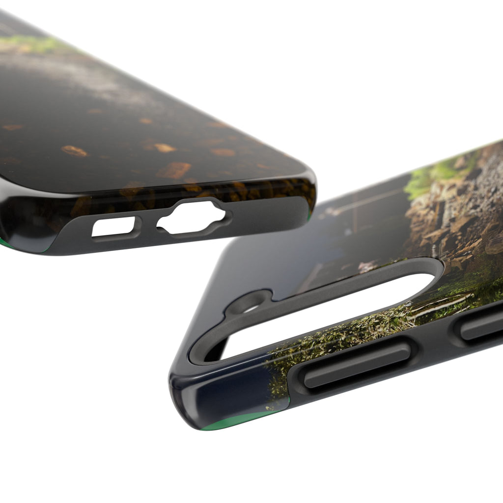 Night River Phone Case — Moody Outdoor Landscape Protective Cover