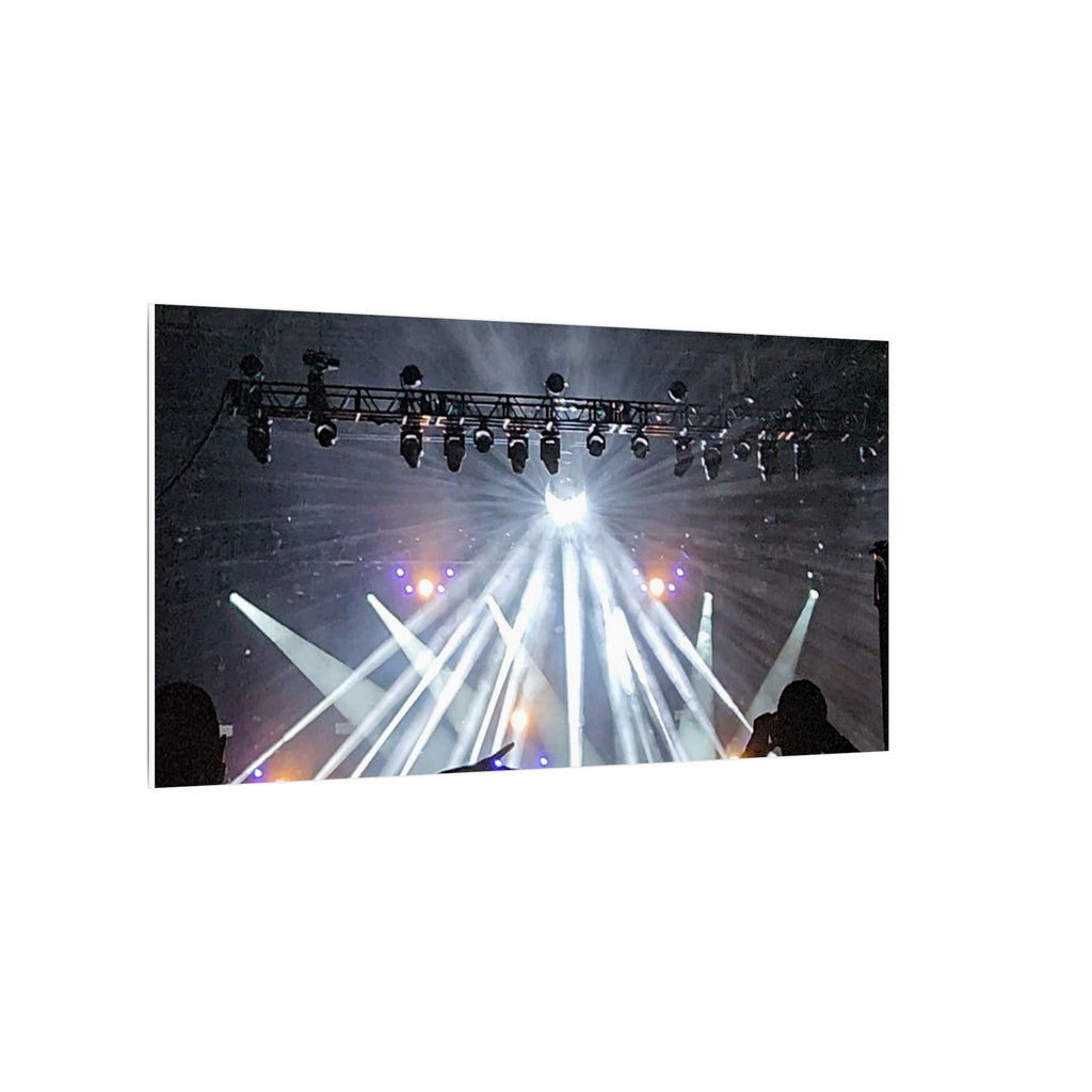 Concert Stage Lights Canvas, Matte Stretched Wall Art | Live Music