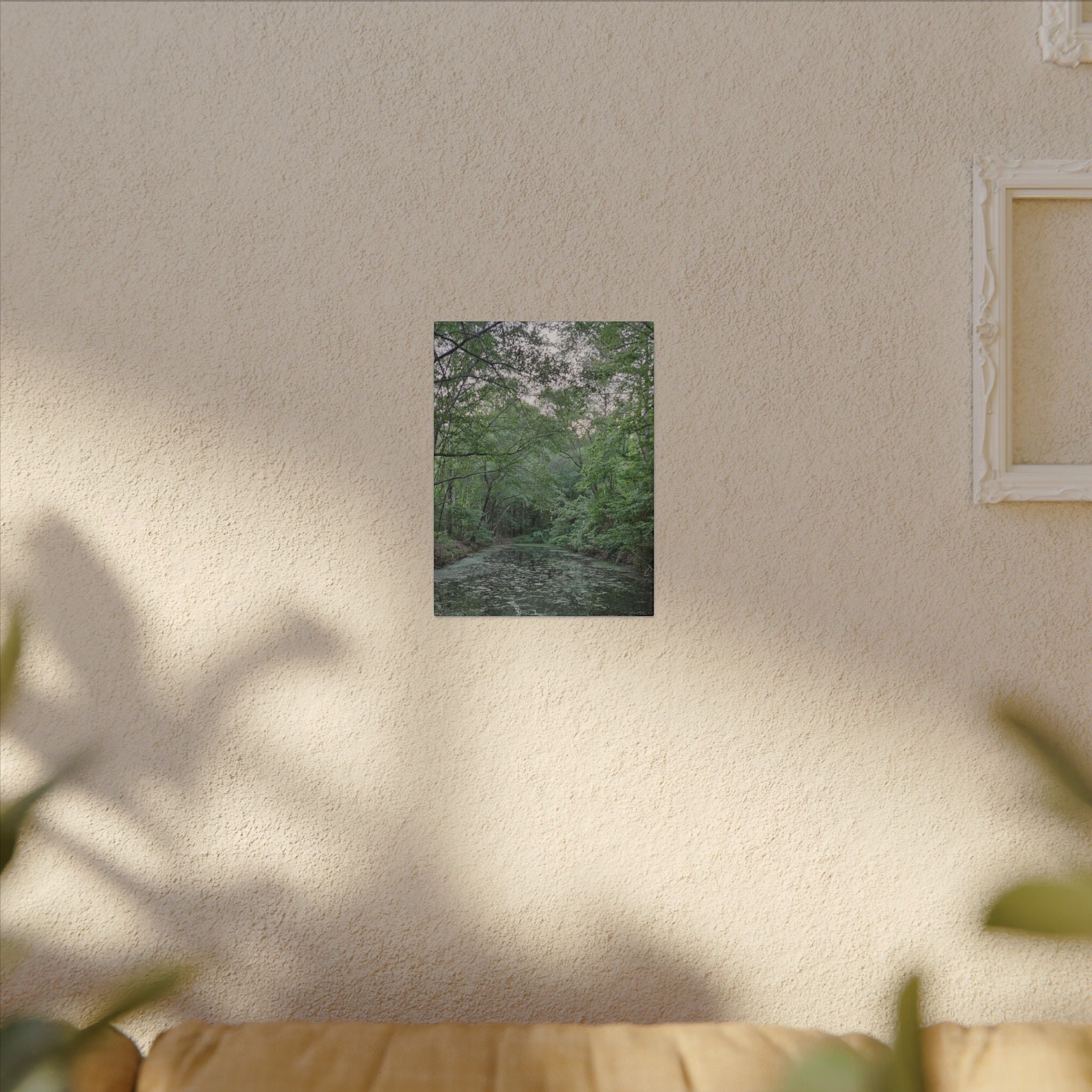 Mossy Pond Canvas Matte Stretched Wall Art
