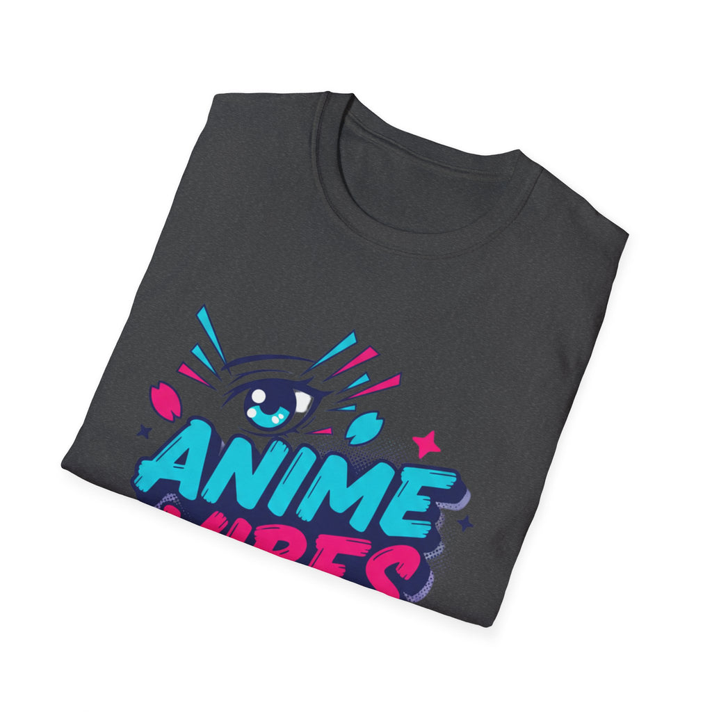 Anime Vibes Only T-Shirt | Retro Neon Anime Eye Design
