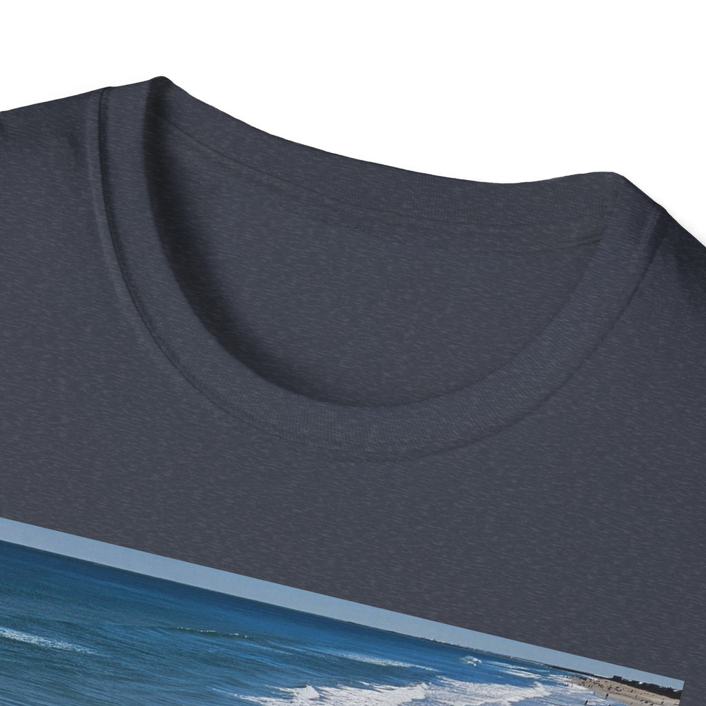 Beach Waves Photo T-Shirt — Coastal Ocean Surf Graphic Tee