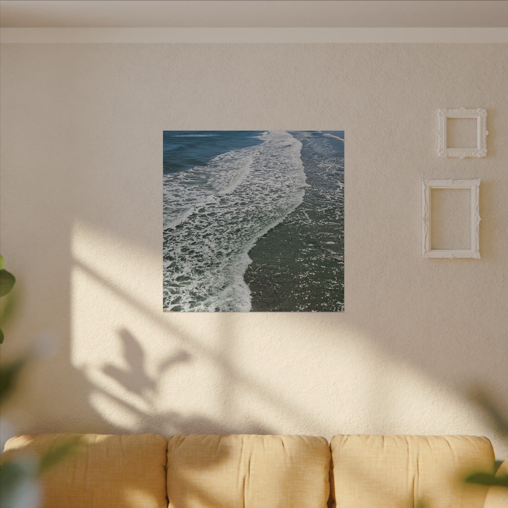 Ocean Shoreline Waves Canvas