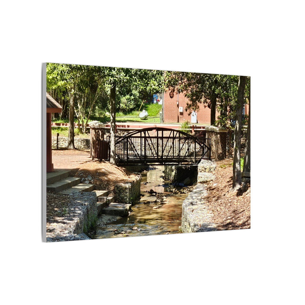 Park Footbridge Photograph Matte Canvas | Stretched Wall Art