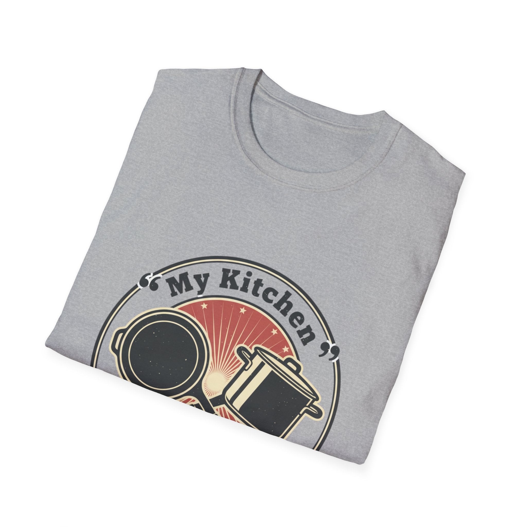 My Kitchen My Rules T-Shirt — Funny Cook/Pan and Pot Graphic Tee
