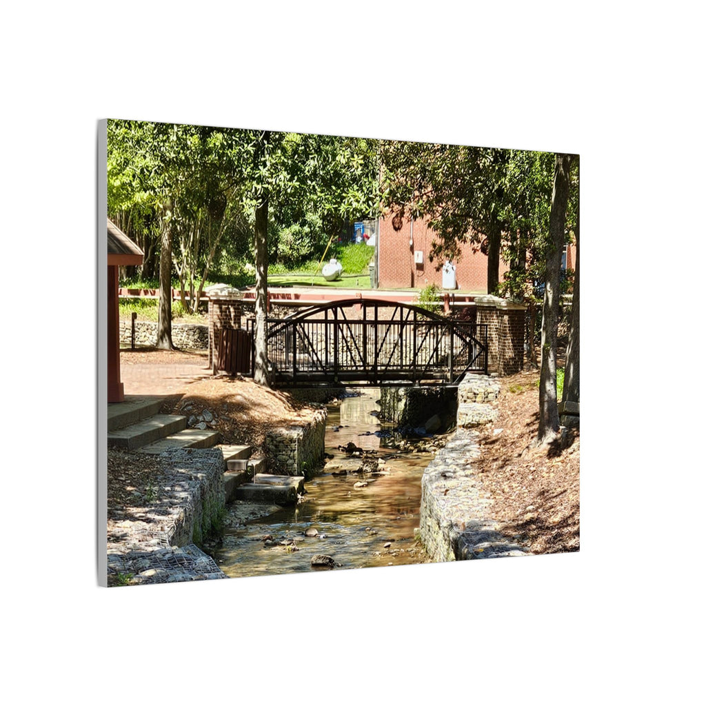 Park Footbridge Photograph Matte Canvas | Stretched Wall Art