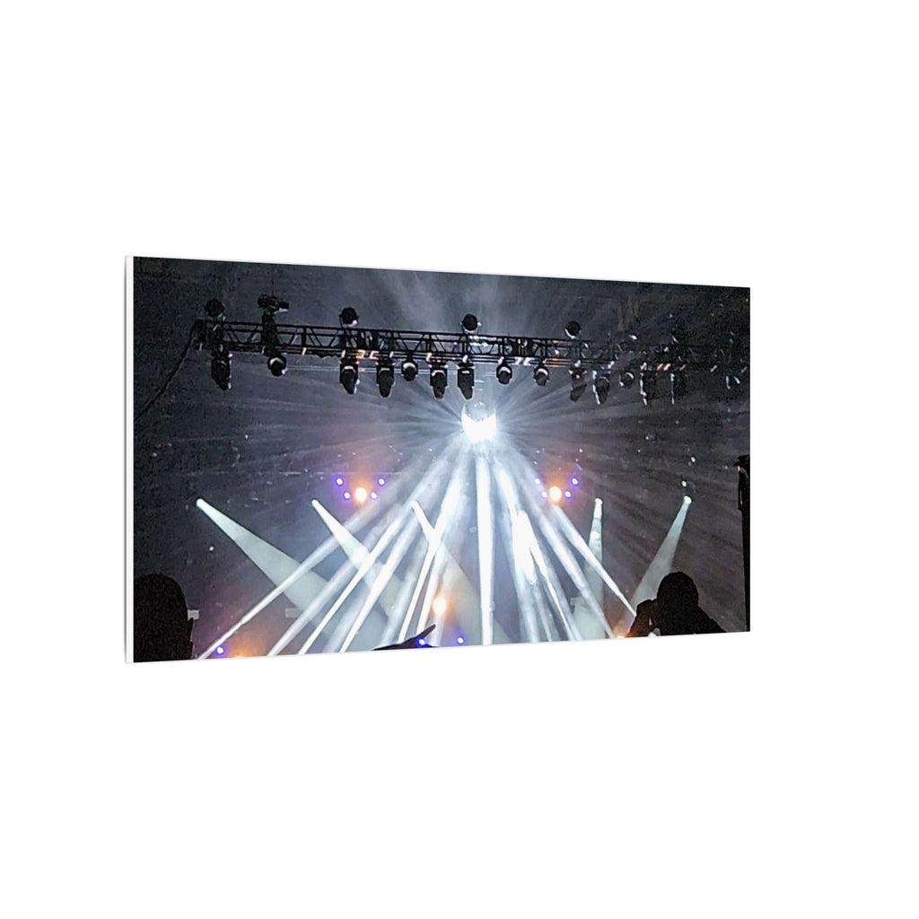 Concert Stage Lights Canvas, Matte Stretched Wall Art | Live Music