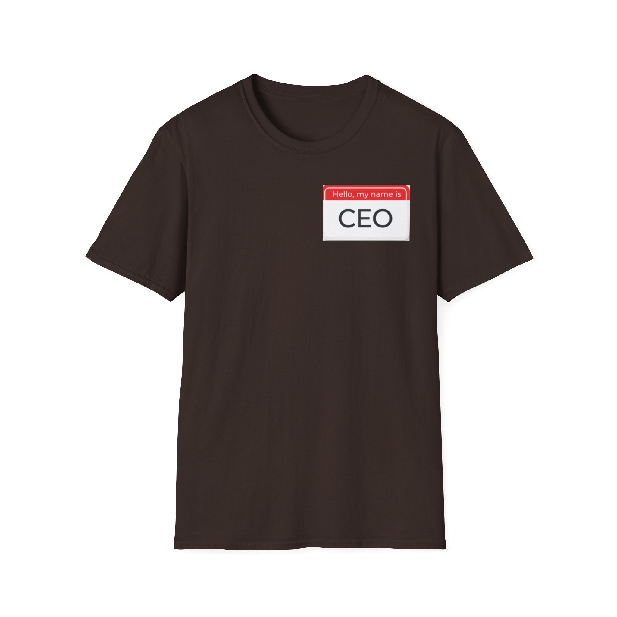 Hello My Name Is CEO T-Shirt | Name Tag Novelty Tee