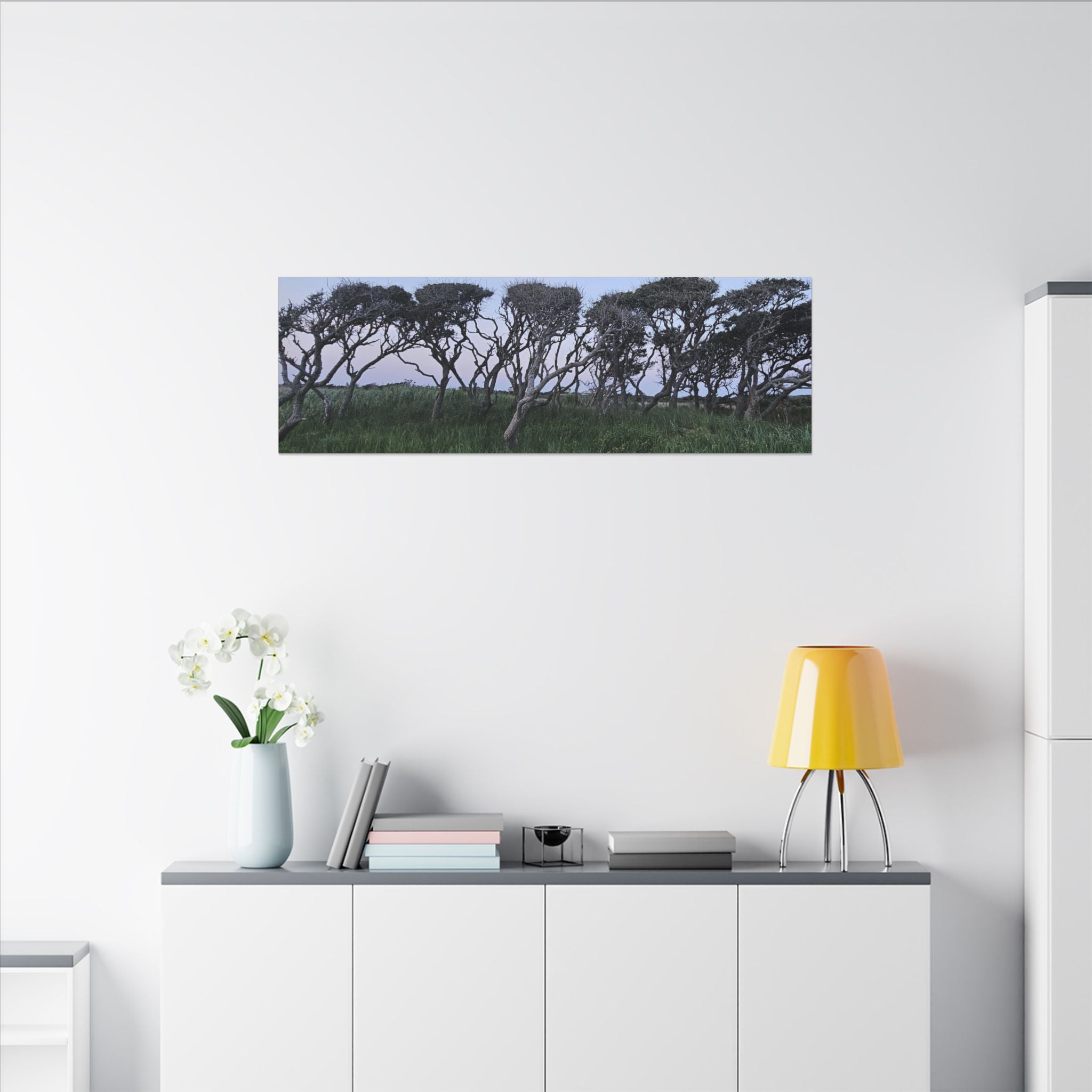 Coastal Windblown Trees Canvas
