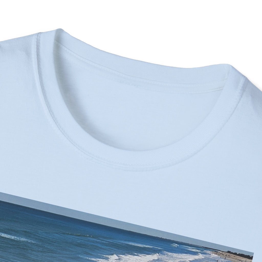 Beach Waves Photo T-Shirt — Coastal Ocean Surf Graphic Tee