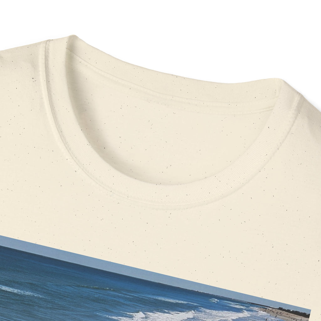 Beach Waves Photo T-Shirt — Coastal Ocean Surf Graphic Tee