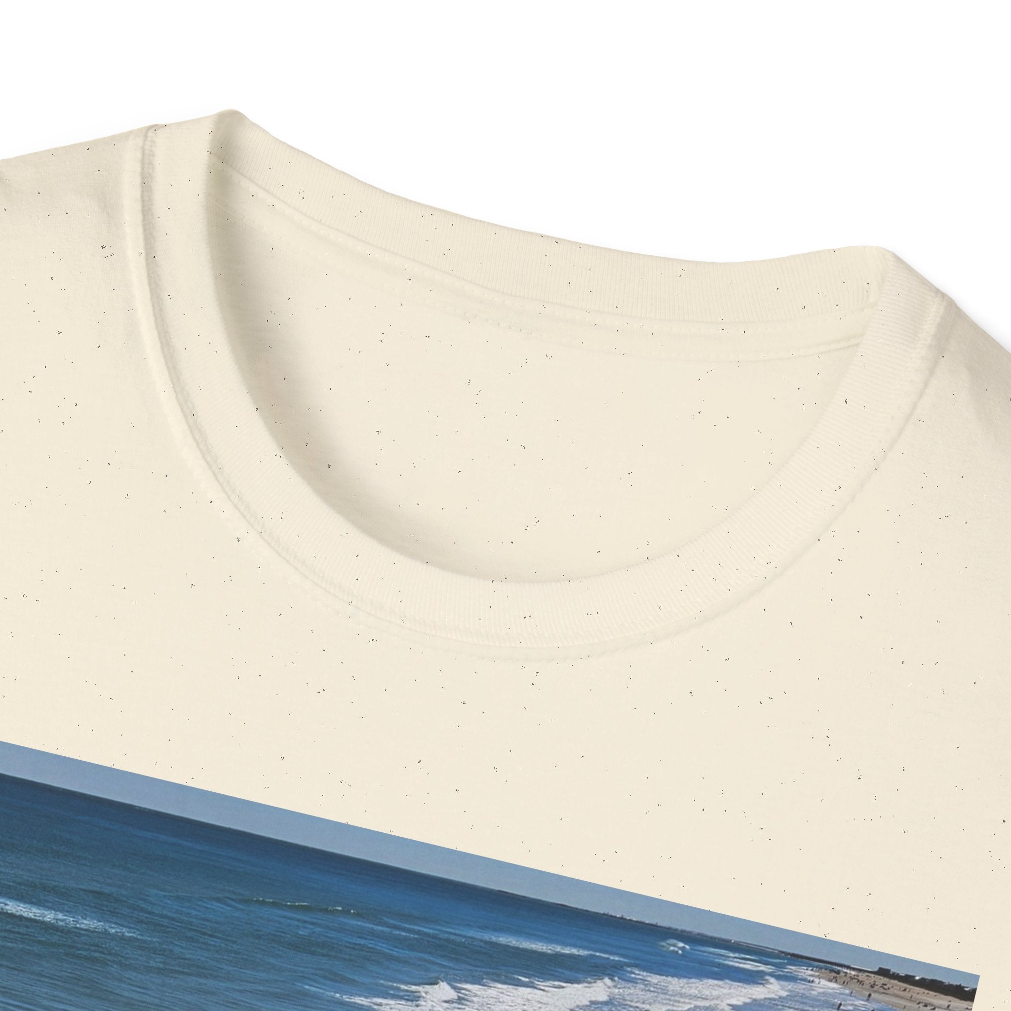 Beach Waves Photo T-Shirt — Coastal Ocean Surf Graphic Tee