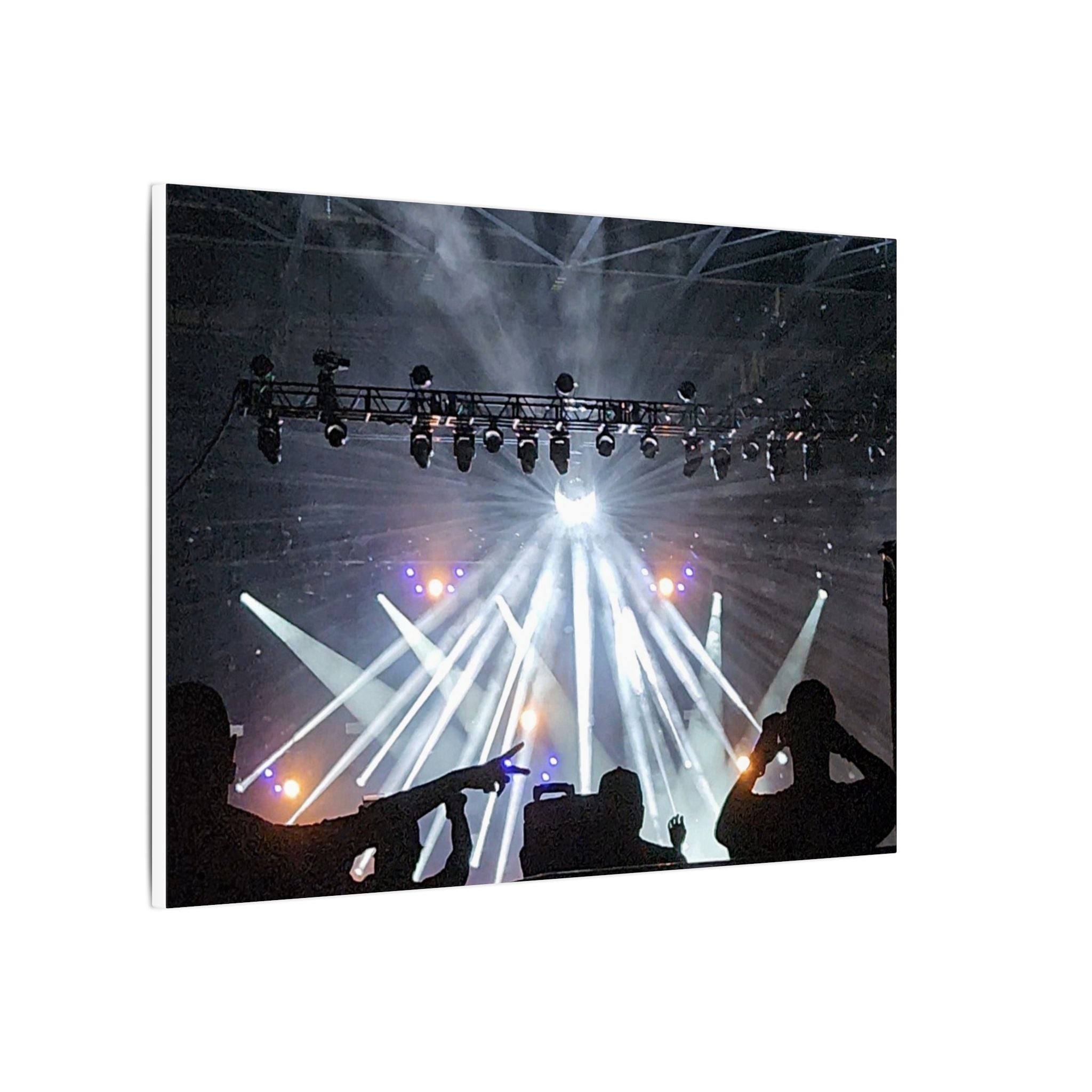 Concert Stage Lights Canvas, Matte Stretched Wall Art | Live Music