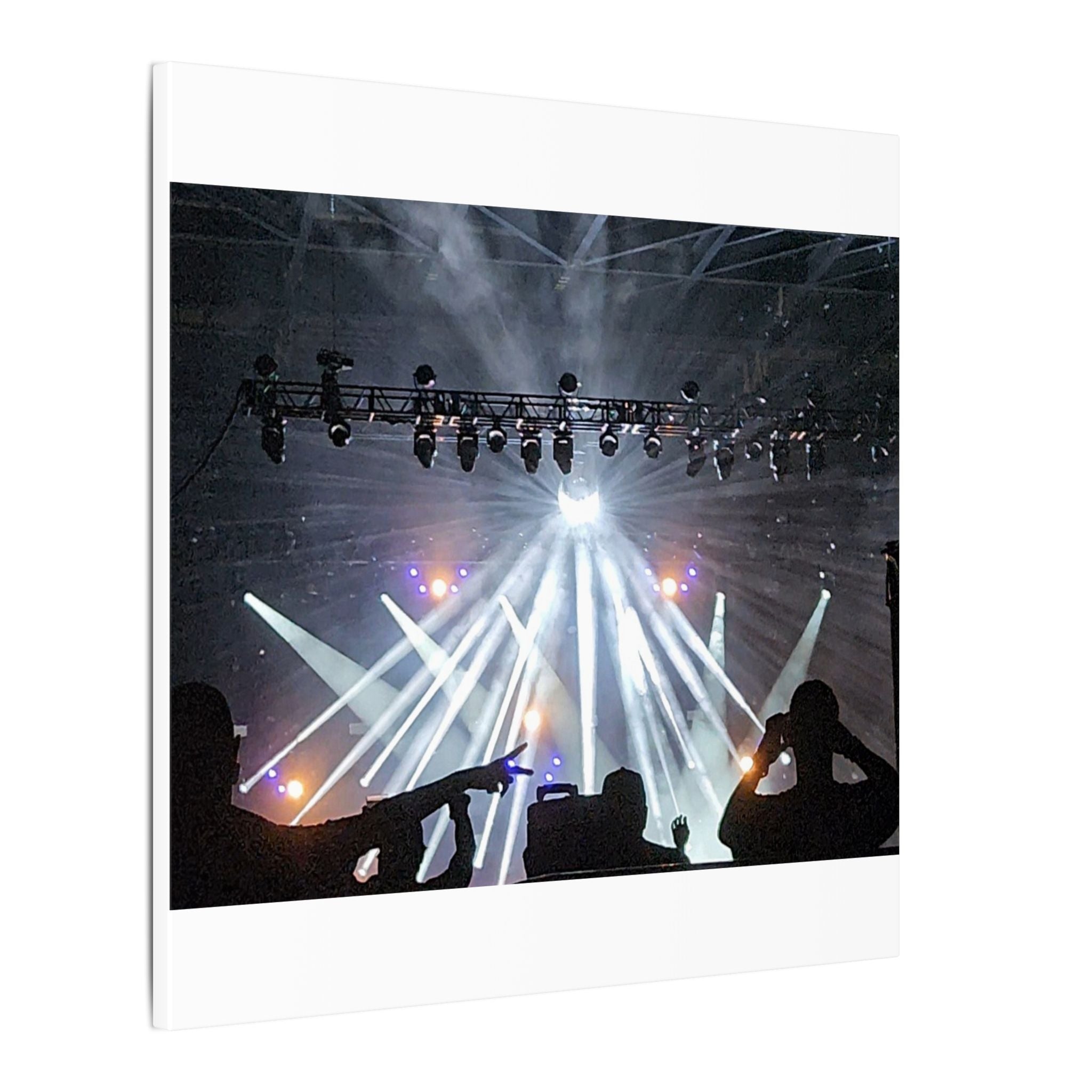 Concert Stage Lights Canvas, Matte Stretched Wall Art | Live Music