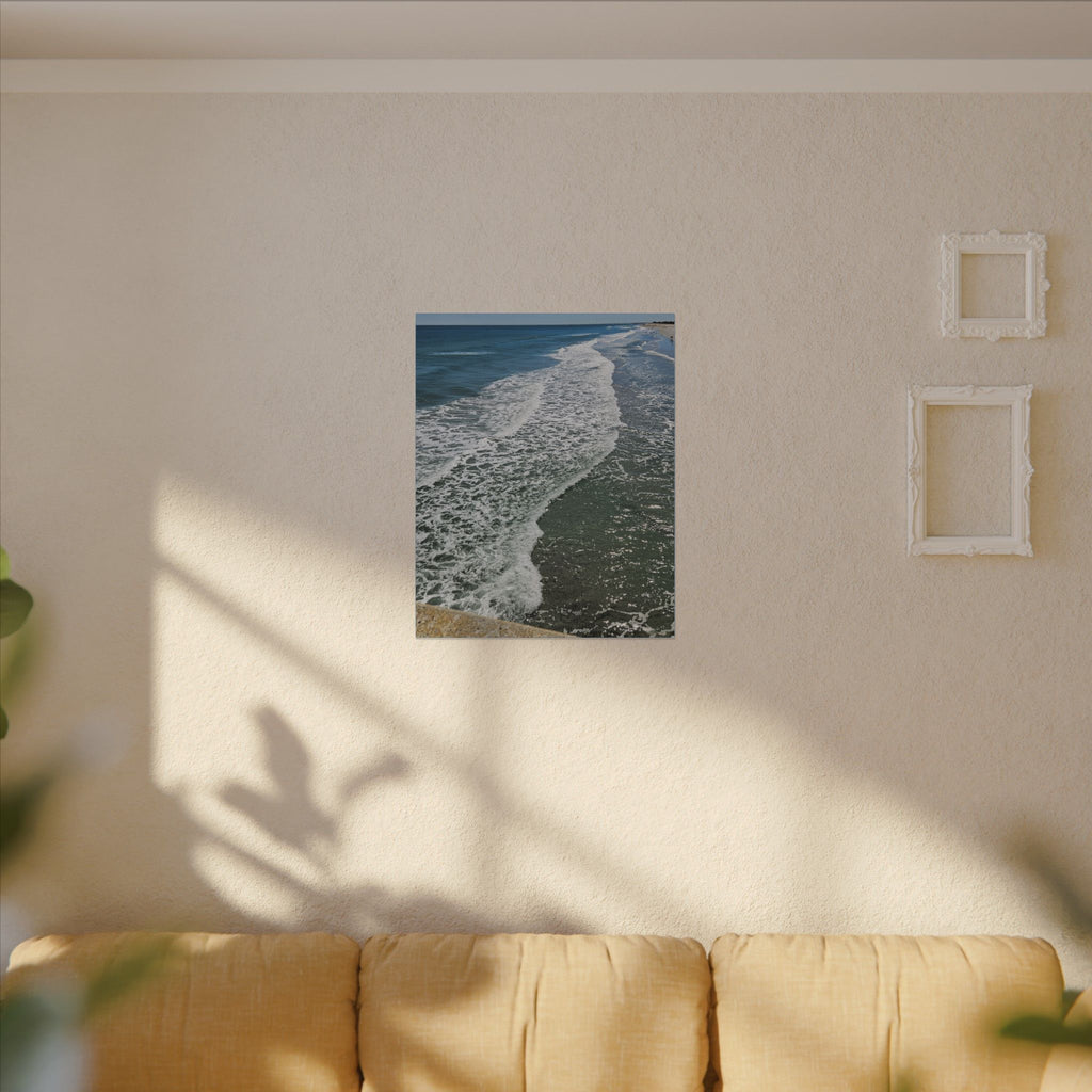 Ocean Shoreline Waves Canvas
