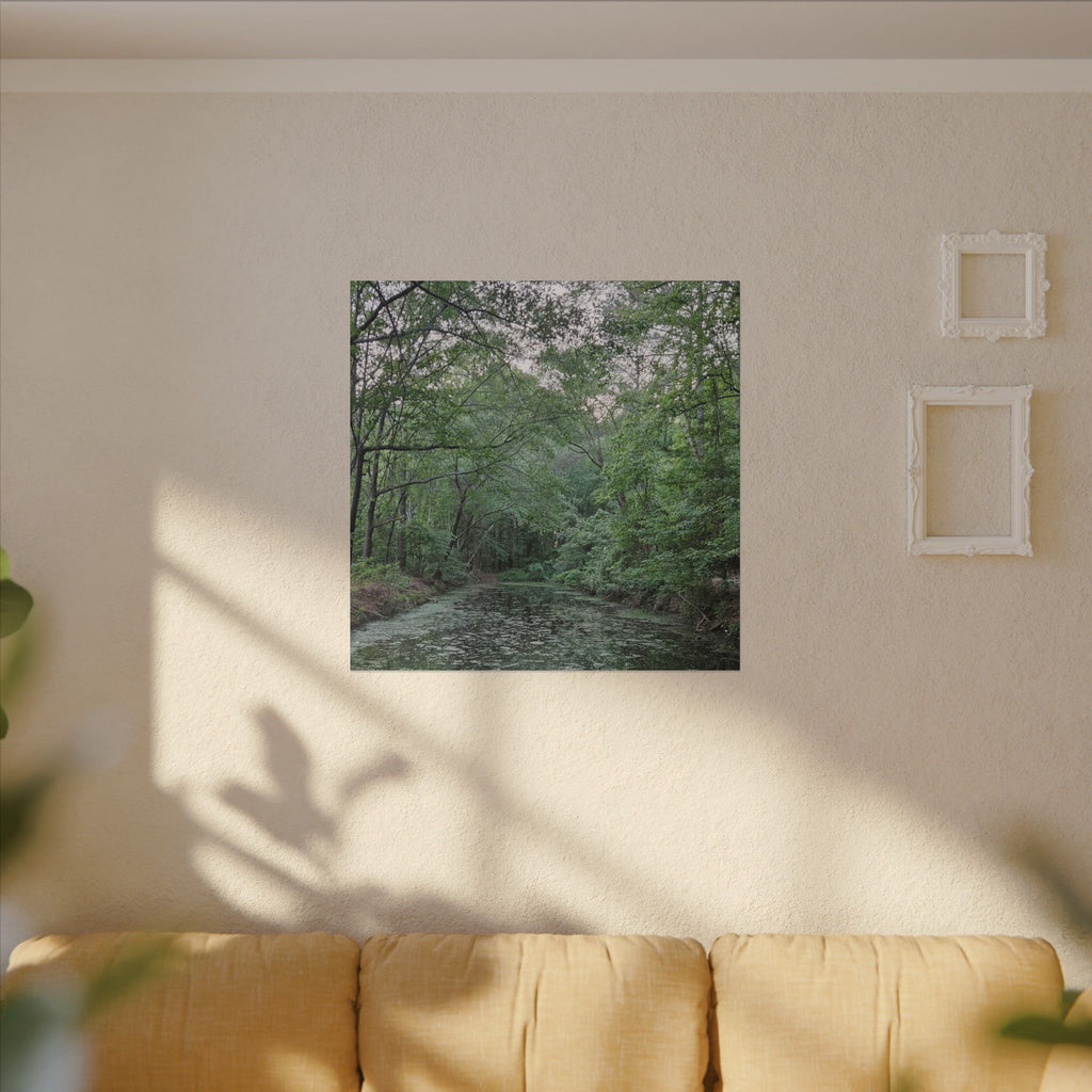 Mossy Pond Canvas Matte Stretched Wall Art