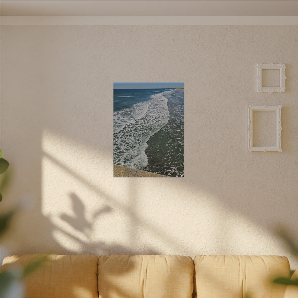 Ocean Shoreline Waves Canvas
