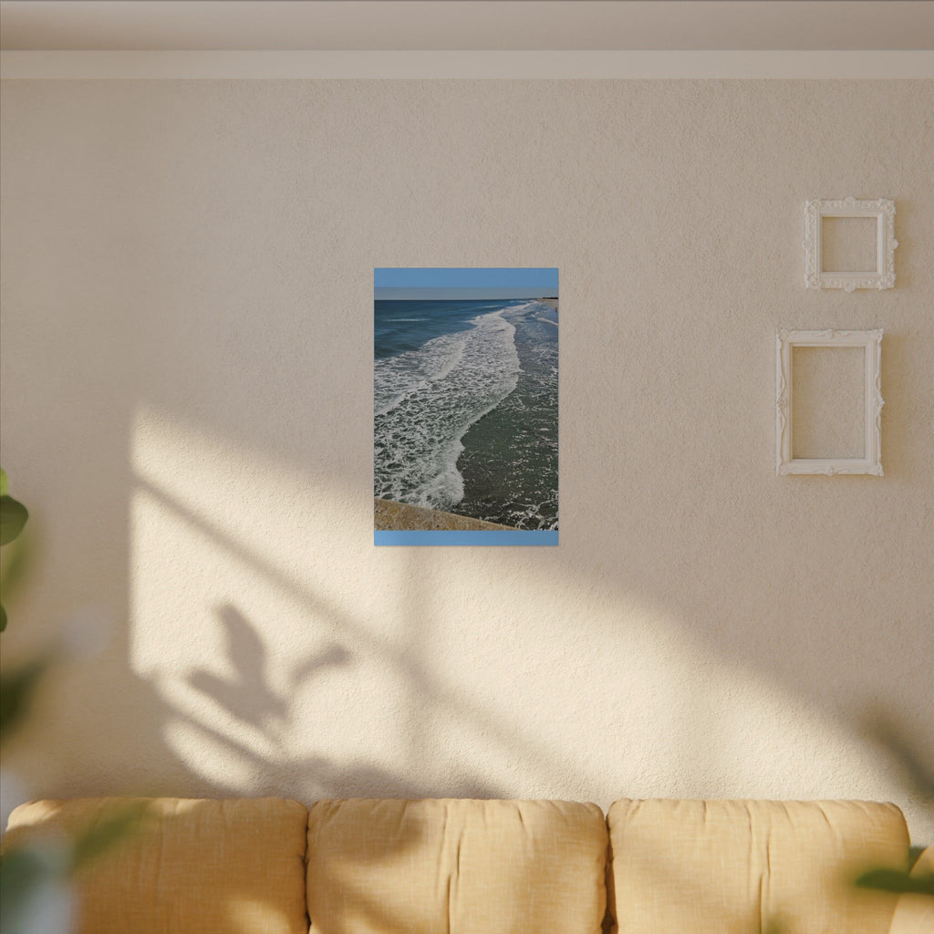 Ocean Shoreline Waves Canvas