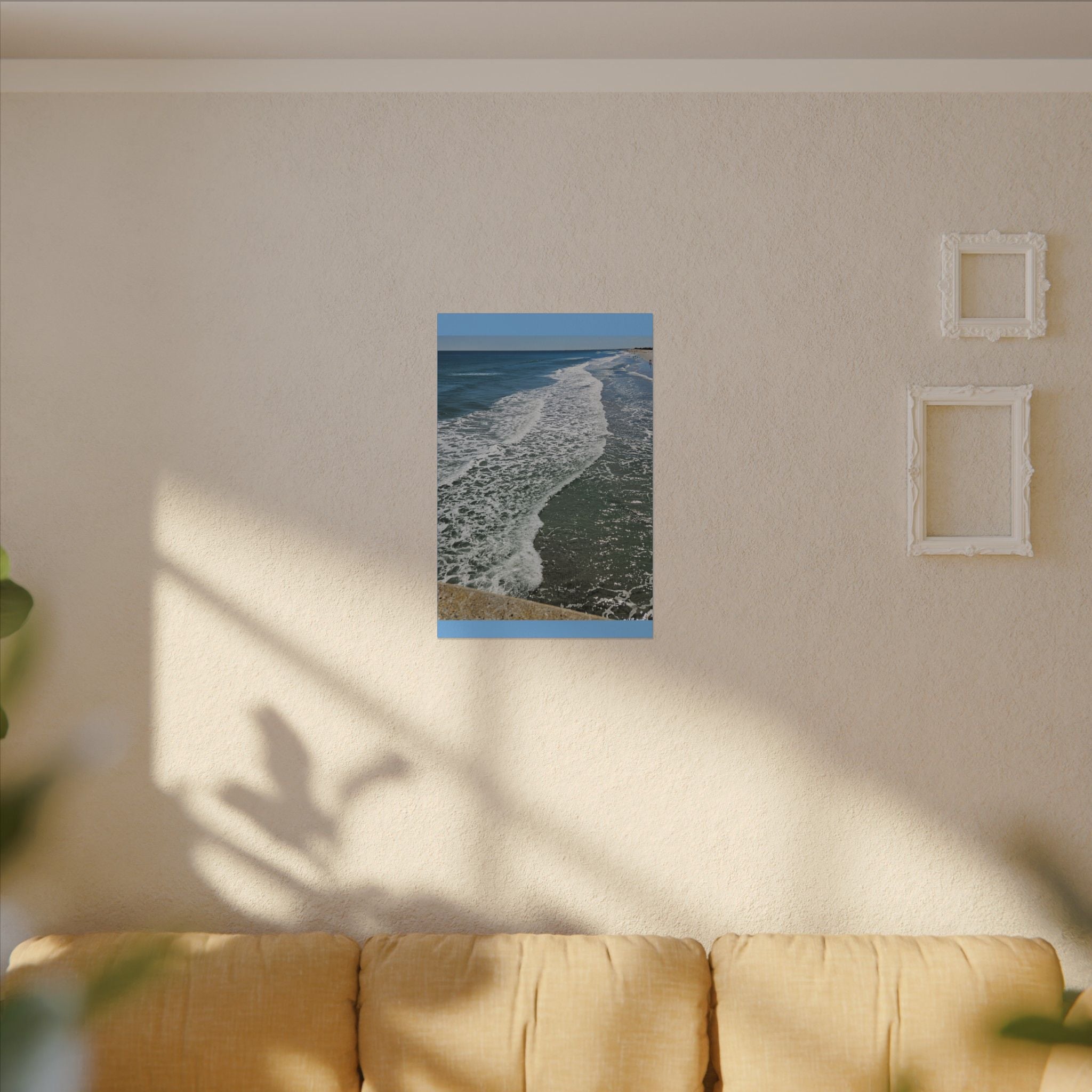 Ocean Shoreline Waves Canvas
