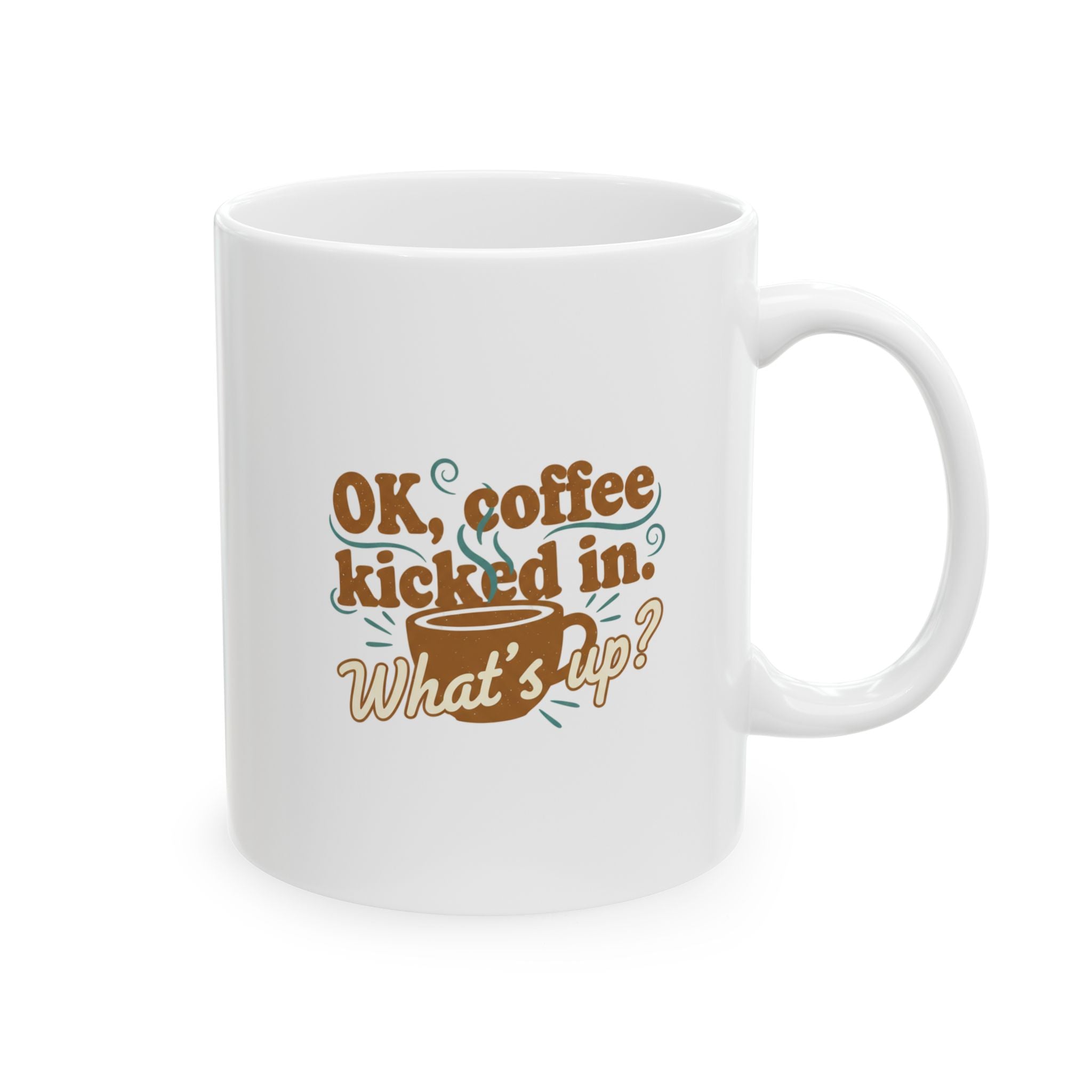 Don’t Talk To Me The Coffee Hasn't Kicked In Yet Double Sided Mug | Ceramic Mug