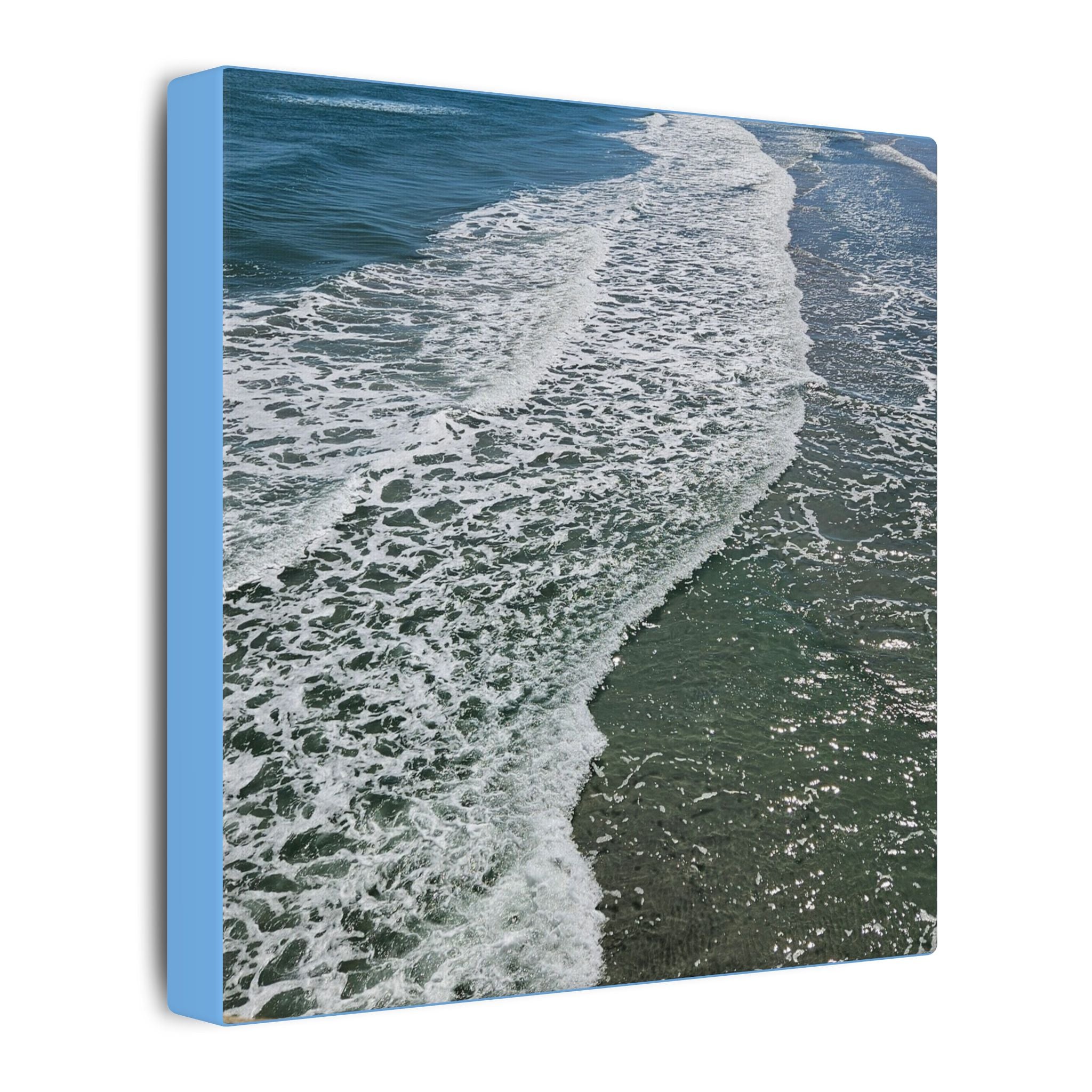 Ocean Shoreline Waves Canvas