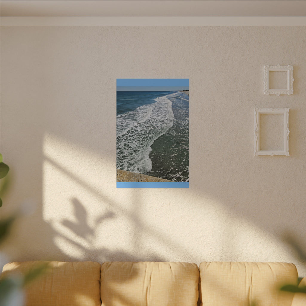 Ocean Shoreline Waves Canvas