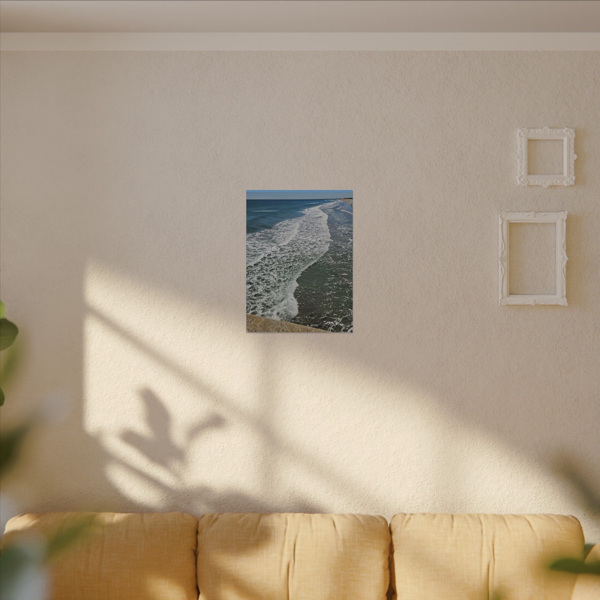 Ocean Shoreline Waves Canvas