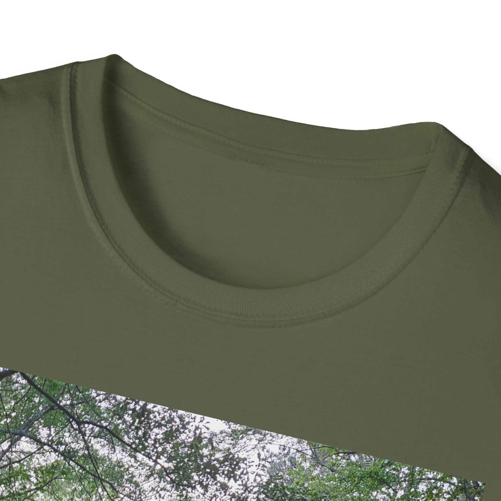 Mossy Pond T‑Shirt — Serene Green Nature Photography Tee
