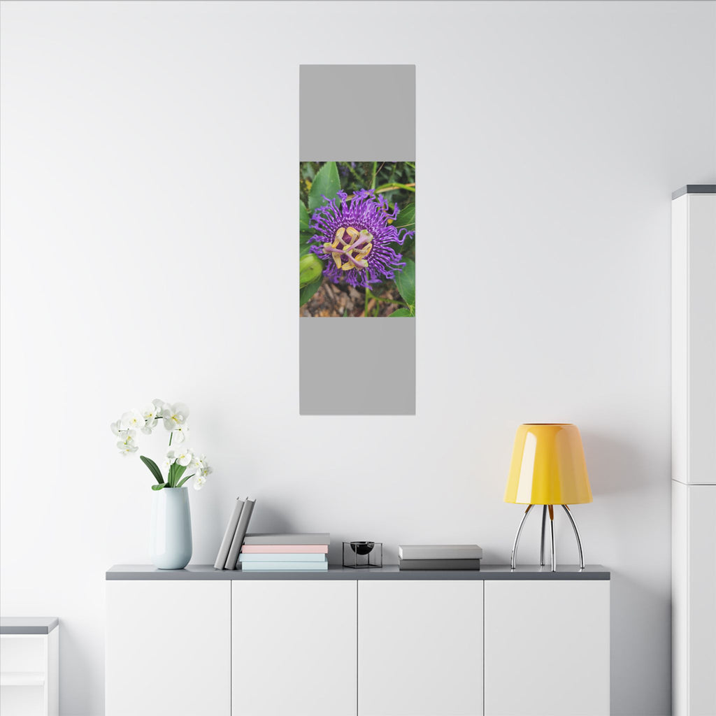 Purple Passionflower Botanical Canvas