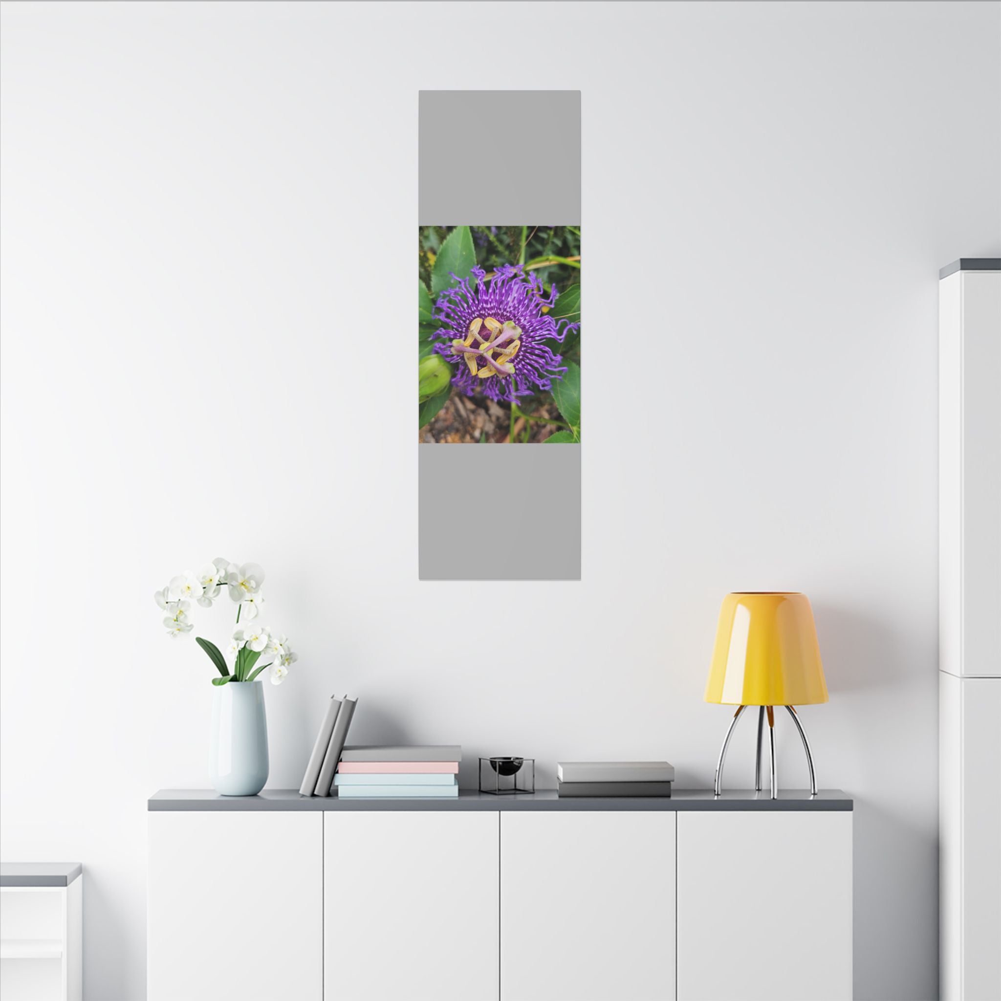 Purple Passionflower Botanical Canvas