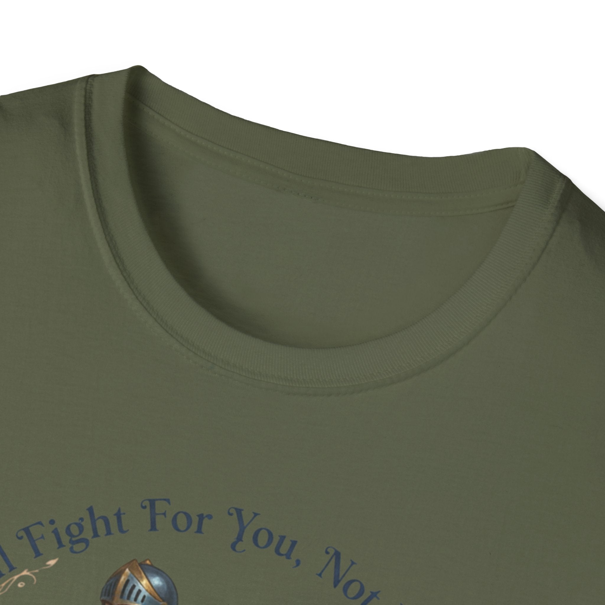 I Will Fight For You, Not With You Illustration T-Shirt | Fantasy Couple, Viper Motif