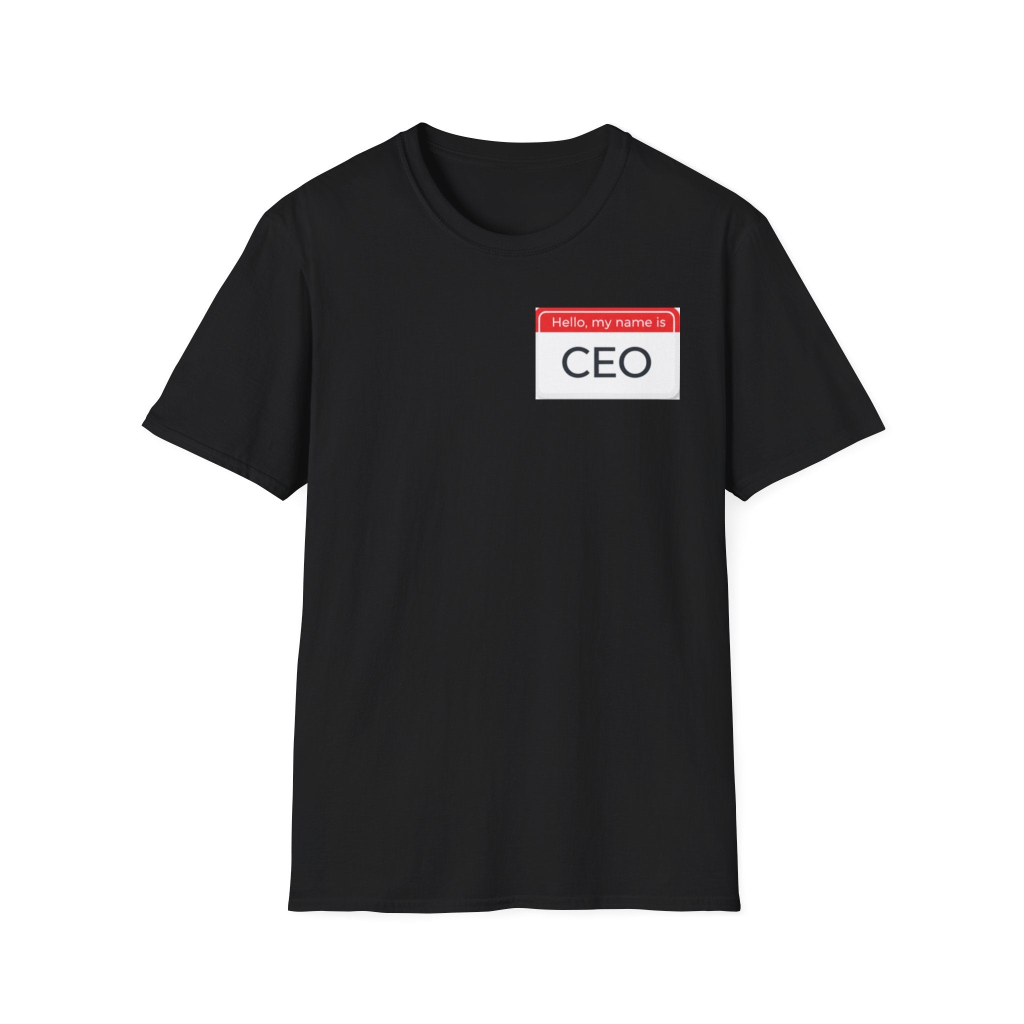 Hello My Name Is CEO T-Shirt | Name Tag Novelty Tee