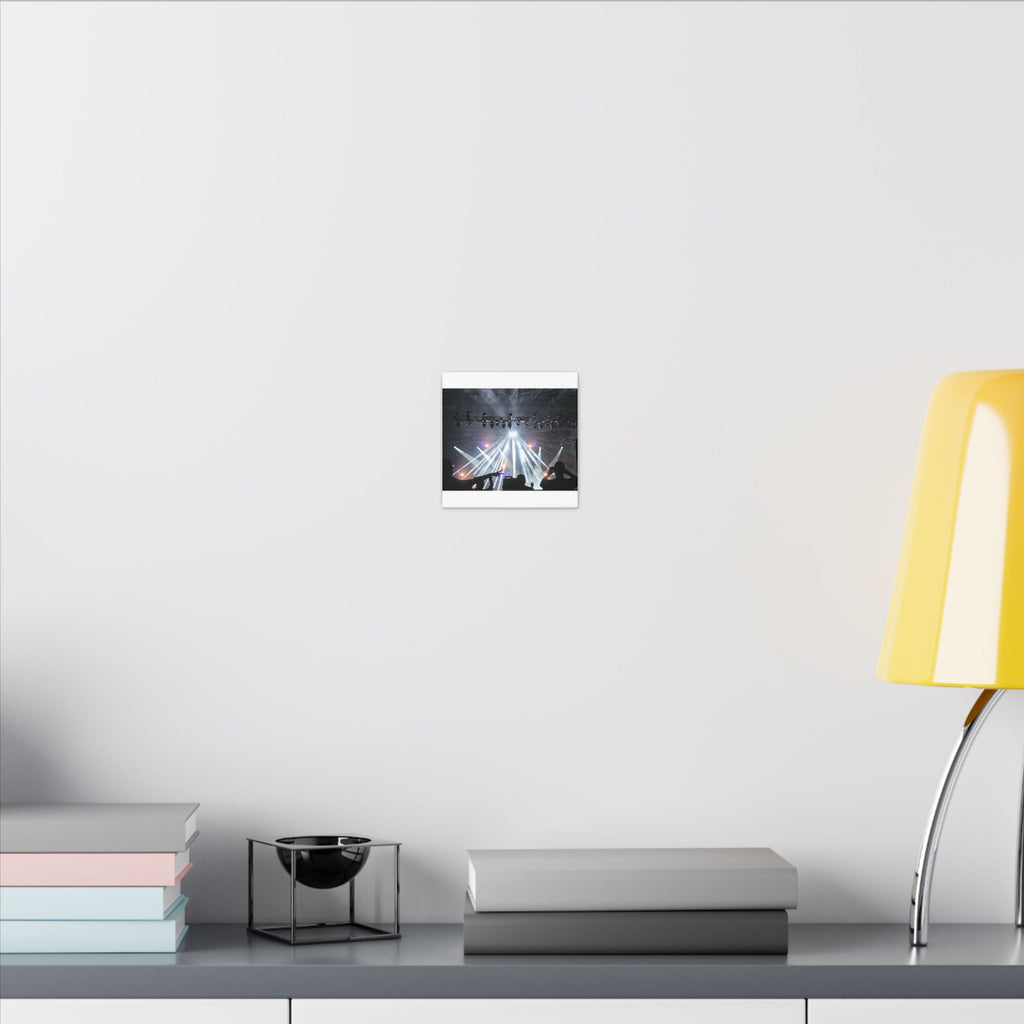 Concert Stage Lights Canvas, Matte Stretched Wall Art | Live Music