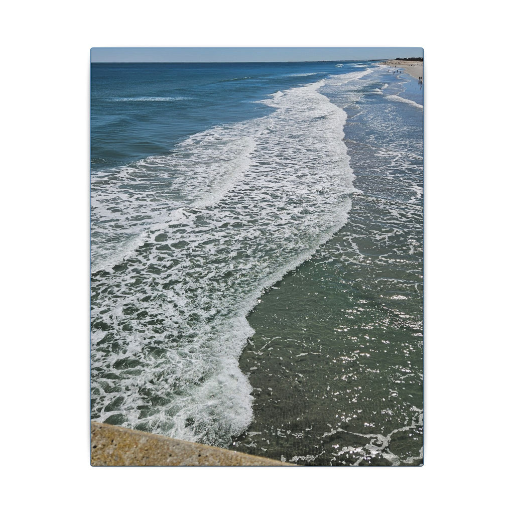 Ocean Shoreline Waves Canvas