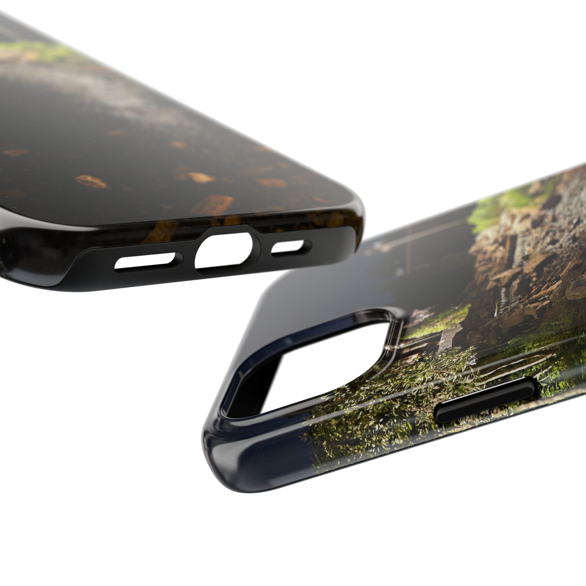 Night River Phone Case — Moody Outdoor Landscape Protective Cover