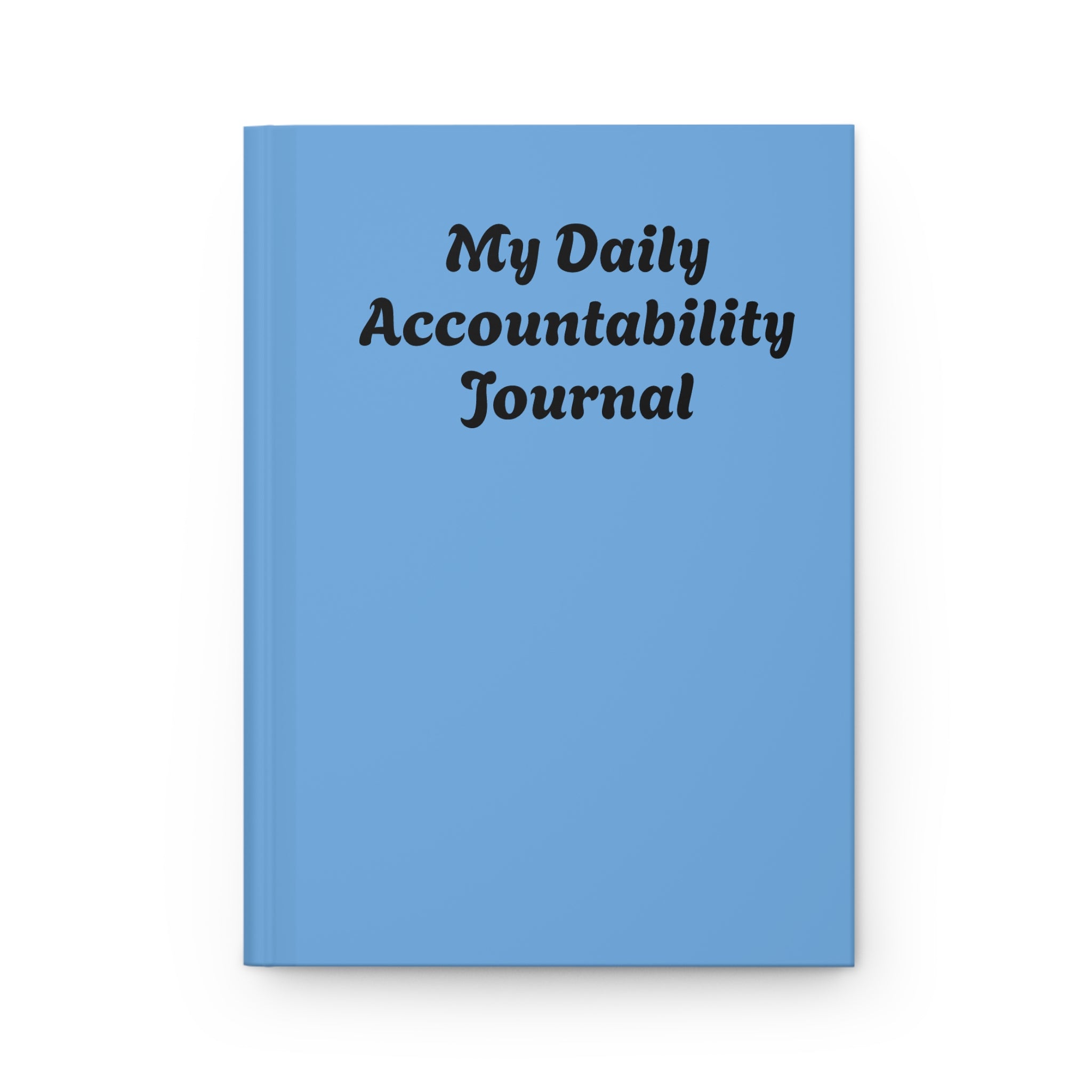Daily Accountability Journal Hardcover | Productivity Planner, Blue Matte