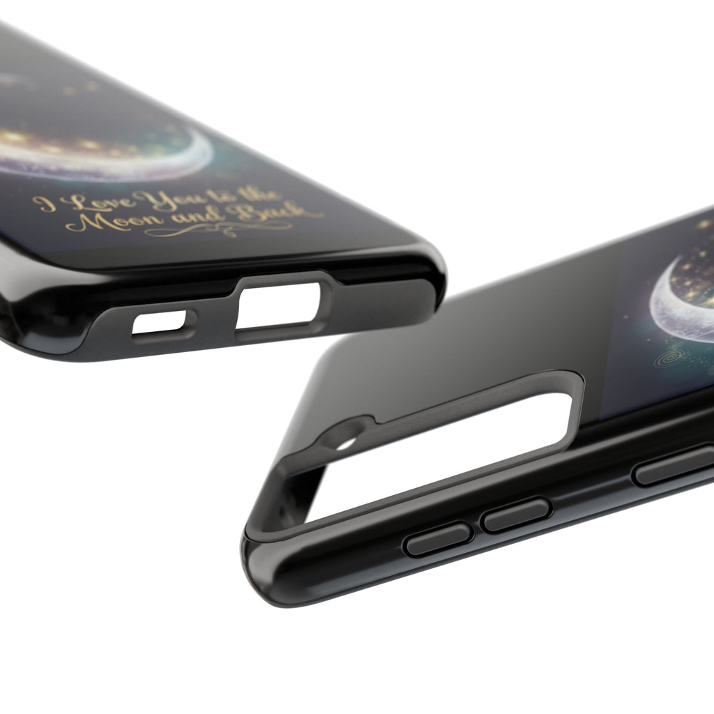 I Love You to the Moon and Back Phone Case | Moon Crescent Stars