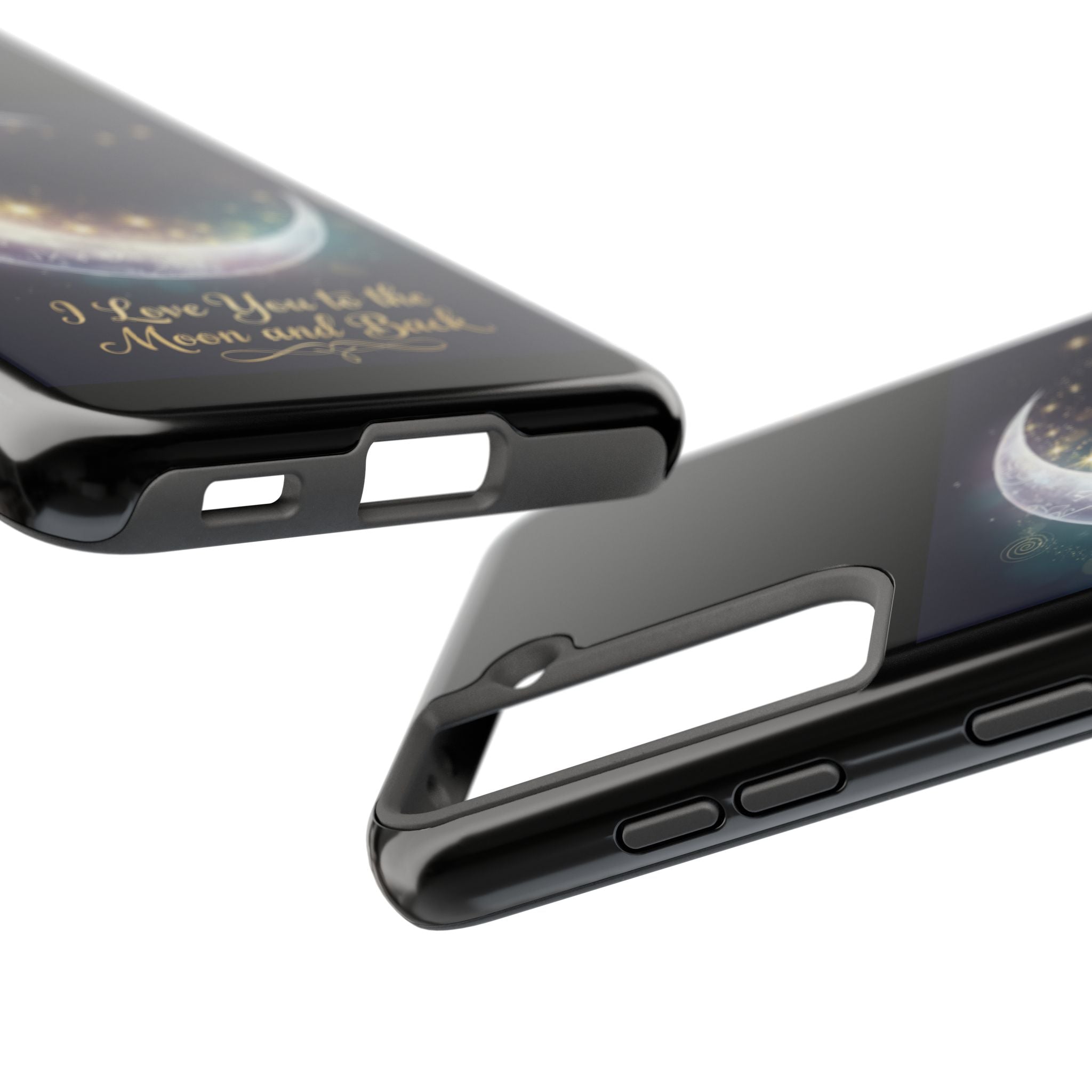 I Love You to the Moon and Back Phone Case | Moon Crescent Stars