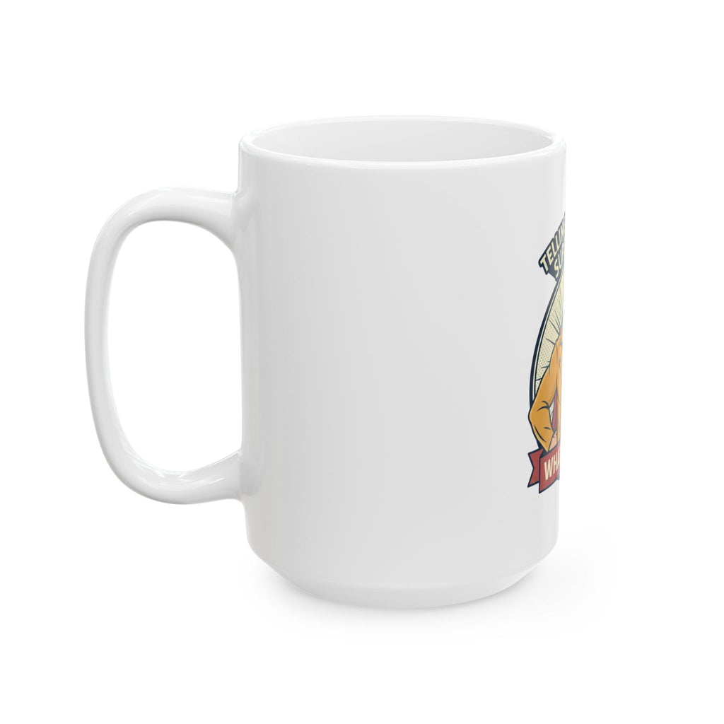 Telling Jokes Is My Superpower Mug | Ceramic Coffee Tea Cup