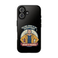 Telling Jokes Is My Superpower Phone Case | Humorous Man Illustration