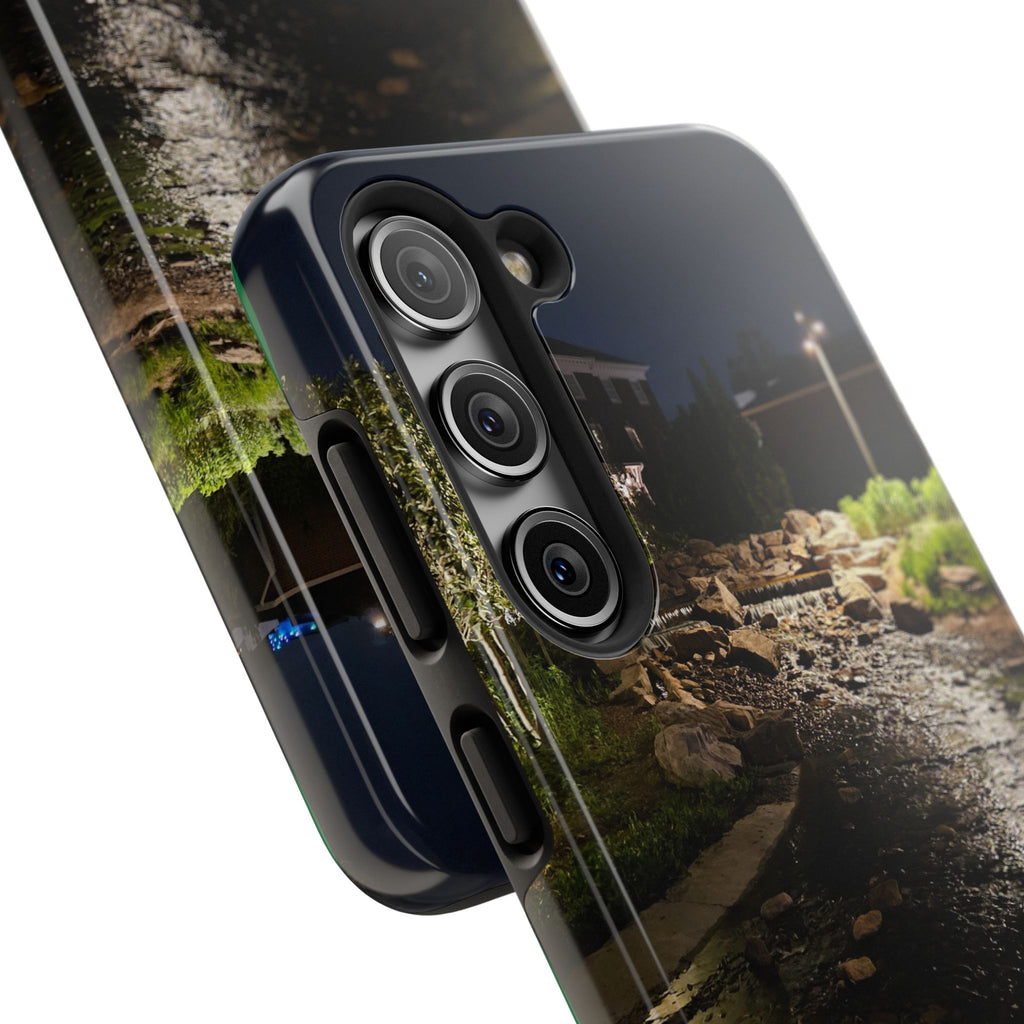 Night River Phone Case — Moody Outdoor Landscape Protective Cover