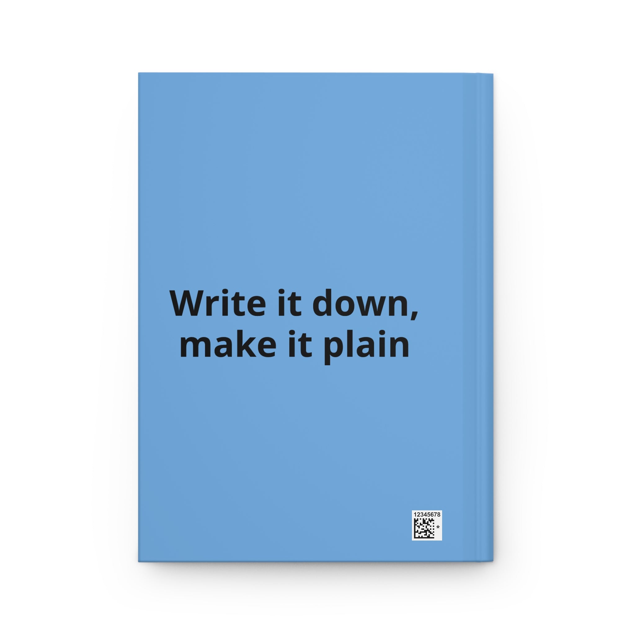 Daily Accountability Journal Hardcover | Productivity Planner, Blue Matte