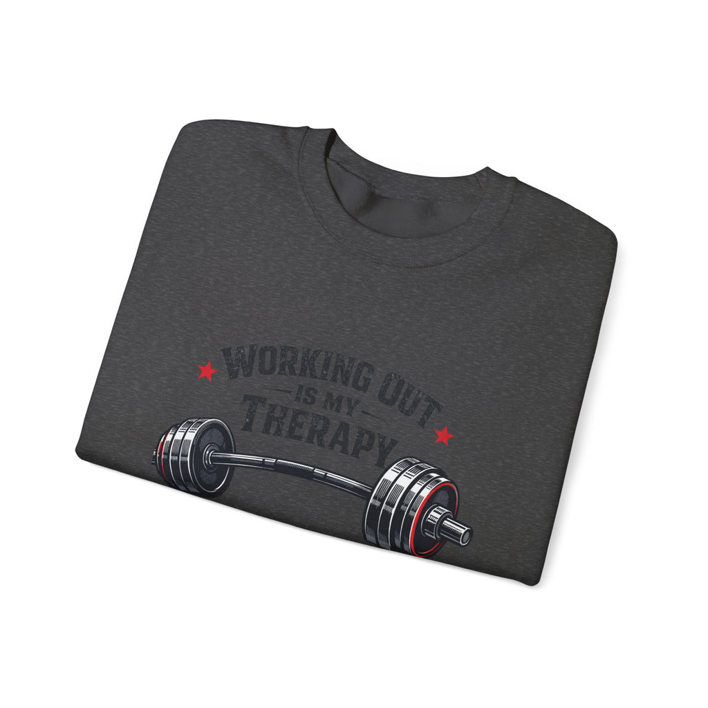 Workout Is My Therapy Sweatshirt