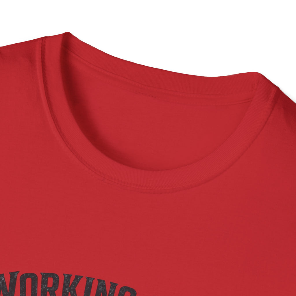 Working Out Is My Therapy T-Shirt — Barbell Fitness Gym Tee