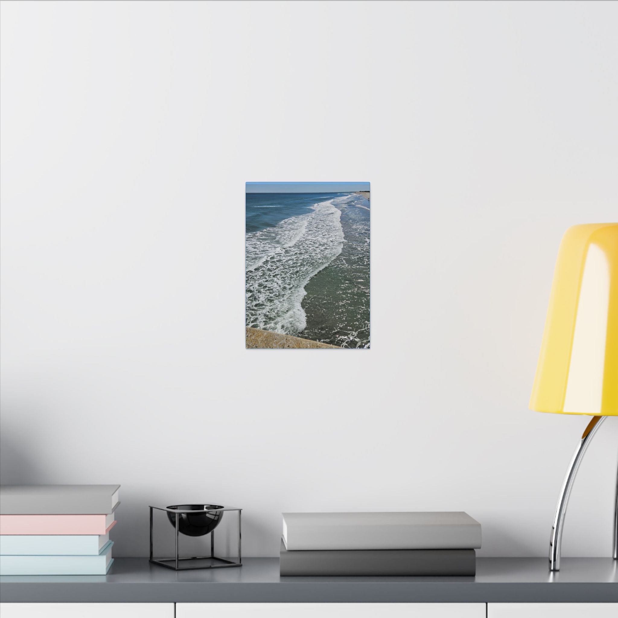 Ocean Shoreline Waves Canvas