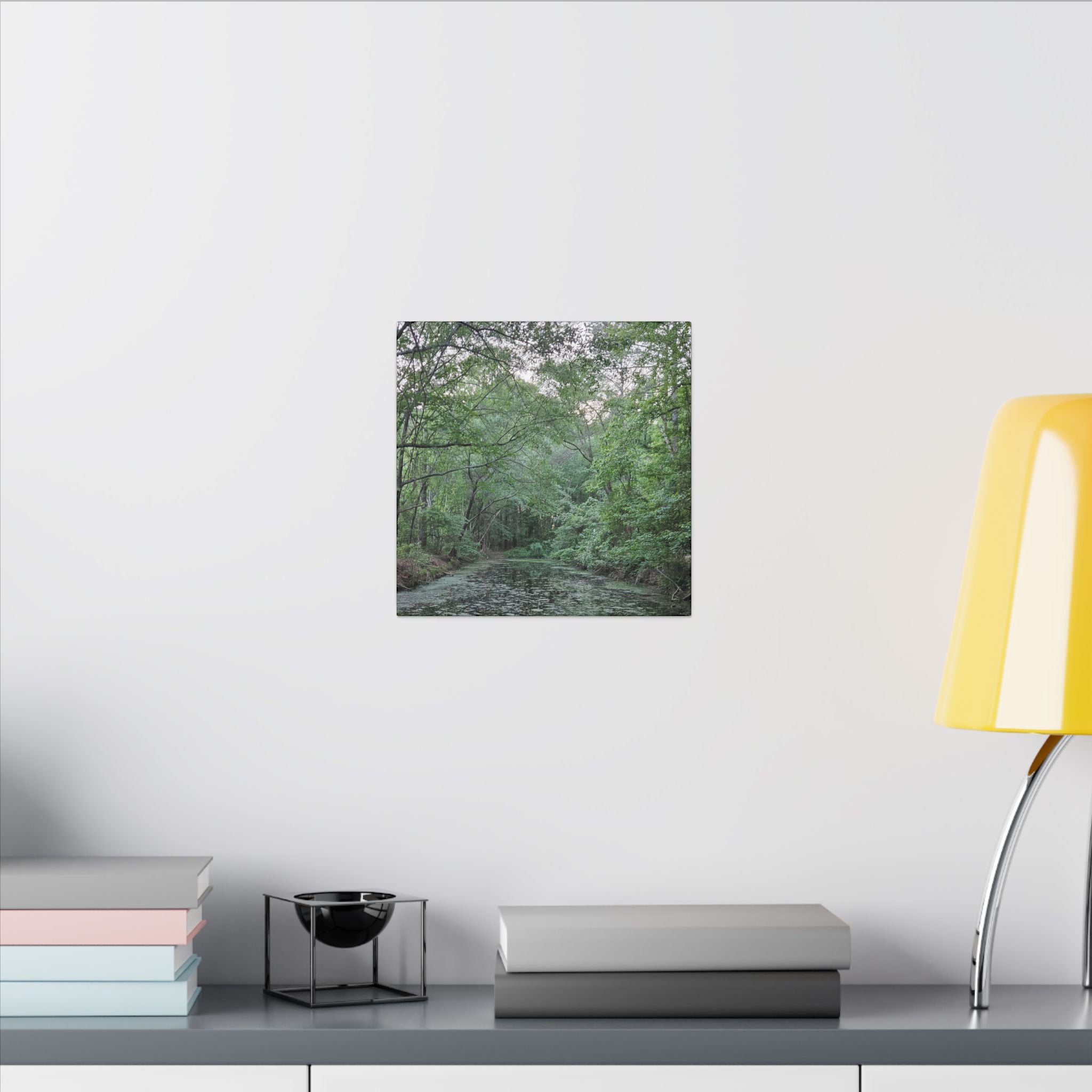 Mossy Pond Canvas Matte Stretched Wall Art