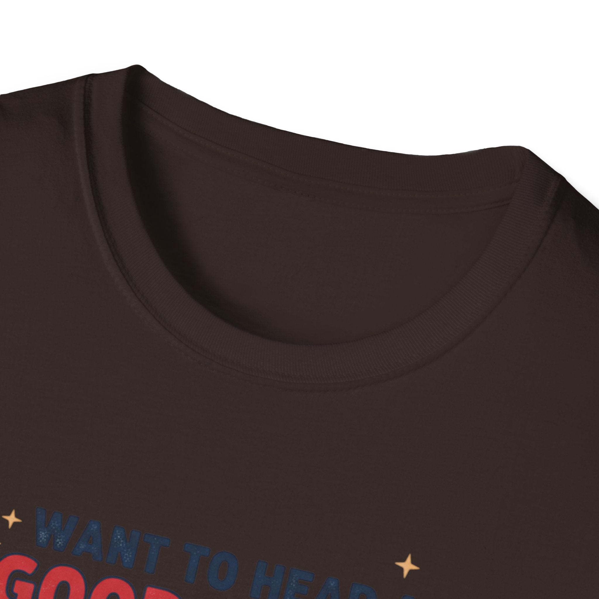 'Want to Hear a Good Knock Knock Joke?' T-Shirt — Novelty Door Cartoon Tee