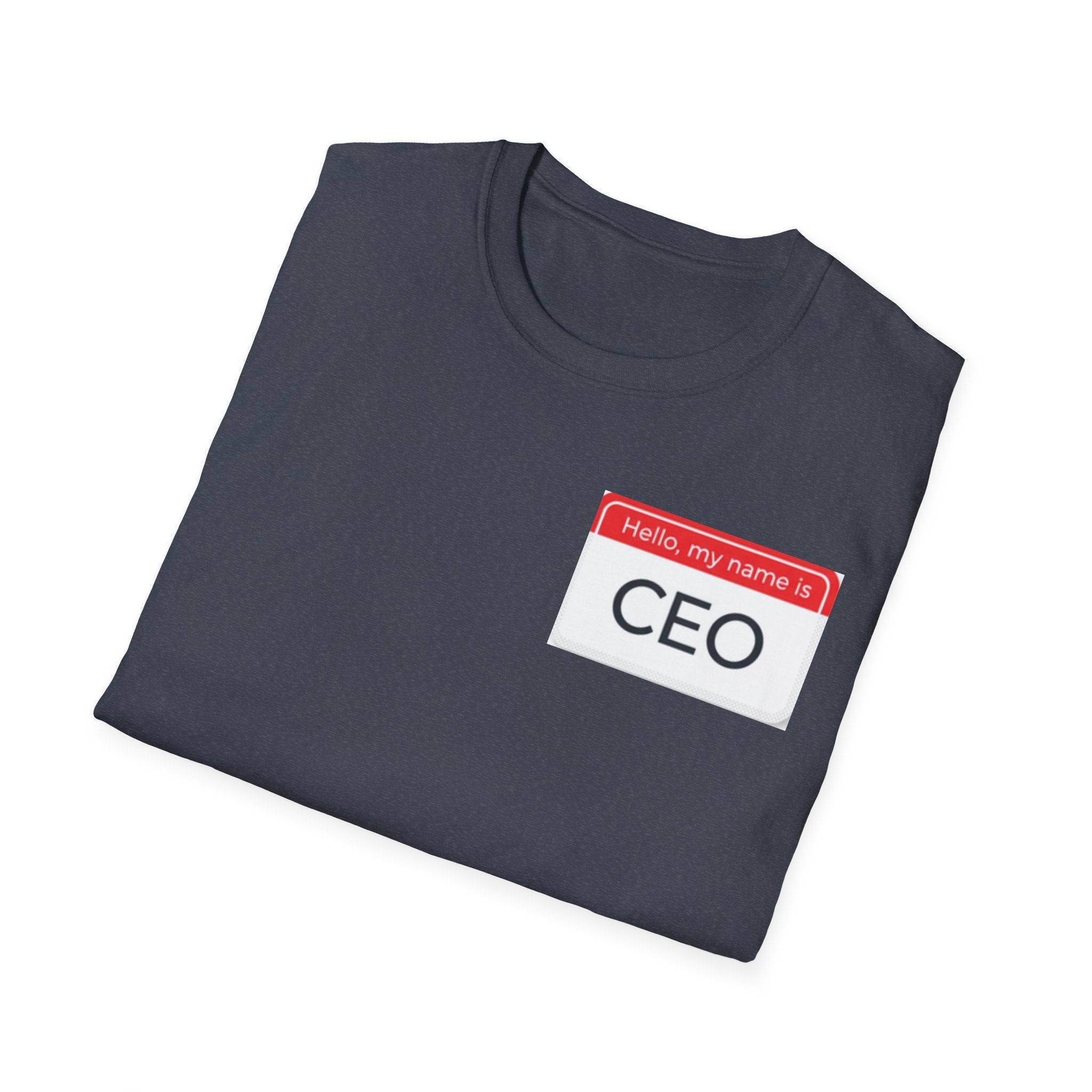 Hello My Name Is CEO T-Shirt | Name Tag Novelty Tee