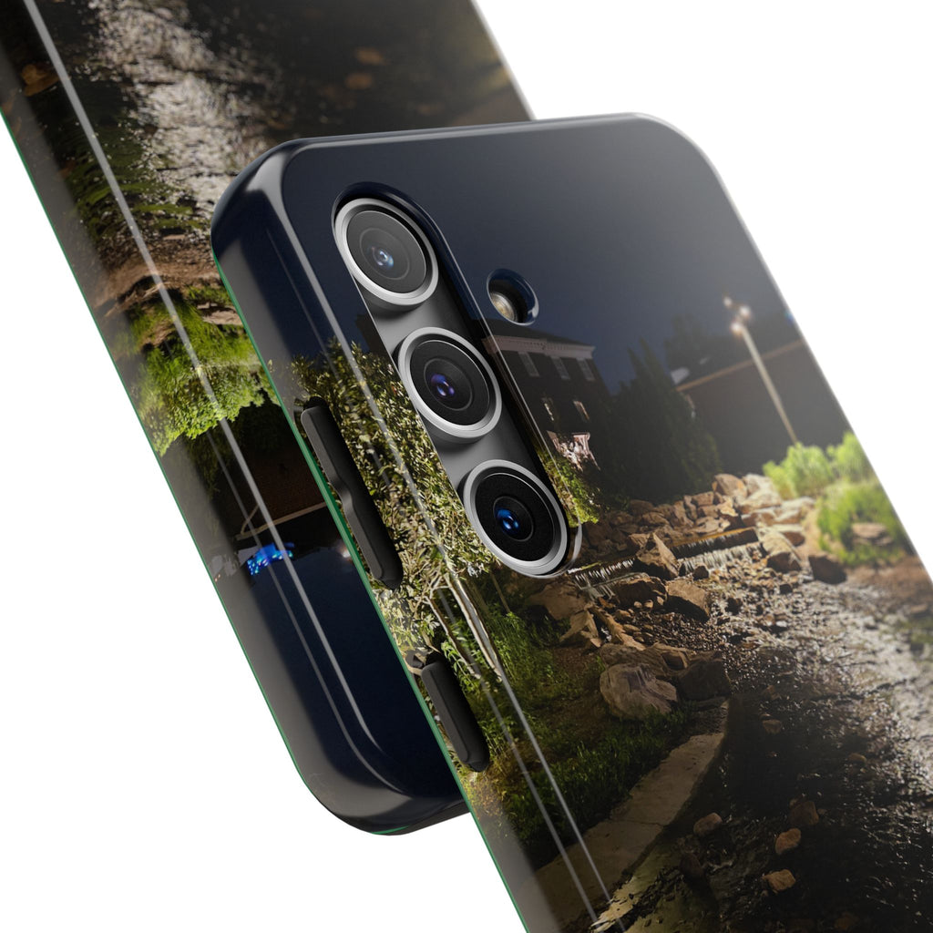 Night River Phone Case — Moody Outdoor Landscape Protective Cover