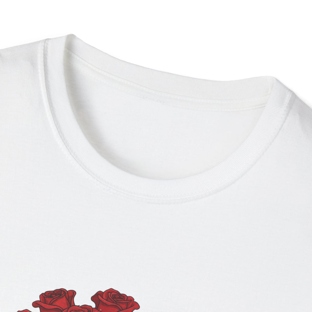 You Deserve Candy and Flowers T-Shirt | Roses and Chocolate Box Graphic