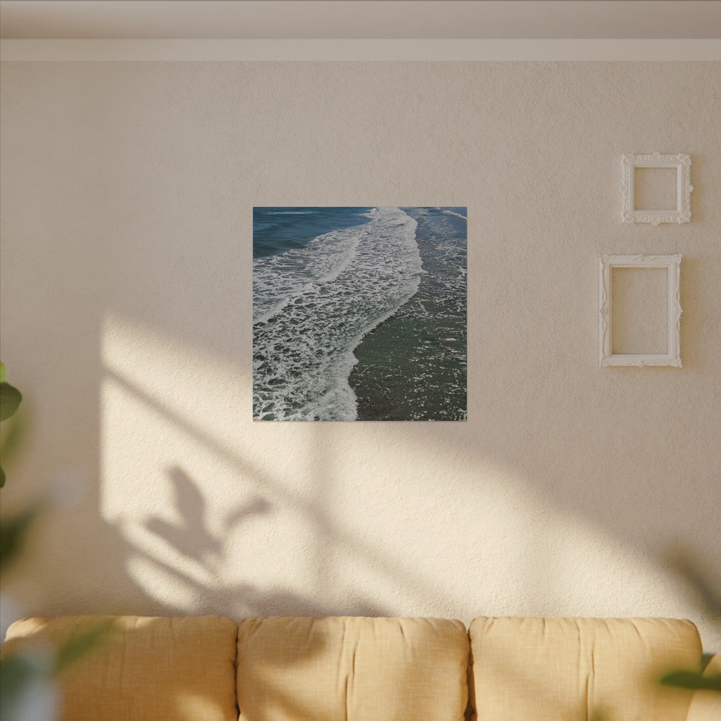 Ocean Shoreline Waves Canvas